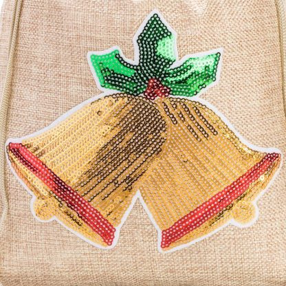 1 stuk Jute zakje 30 x 40 cm - Kerstmis - Afbeelding 2