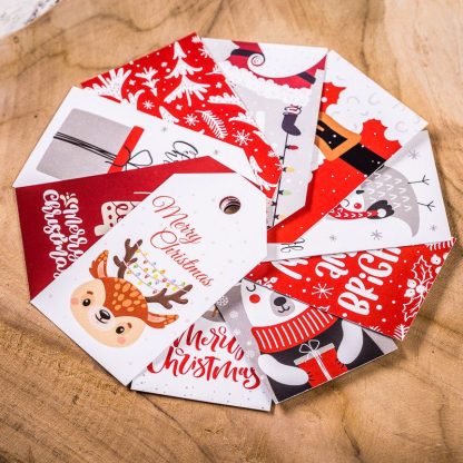 10 st Geschenkkaartjes - verschillende ontwerpen - Afbeelding 2