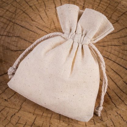 10 stuks Katoenen zakjes 13 x 18 cm - natuurlijk - Afbeelding 2