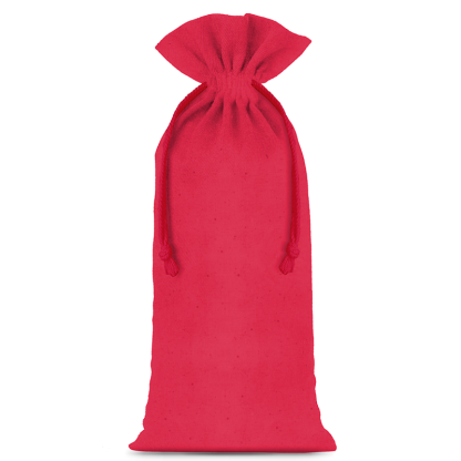 10 stuks Katoenen zakjes 13 x 27 cm - rood