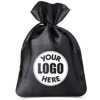 200 x Gepersonaliseerde satijnen zakjes met print of logo