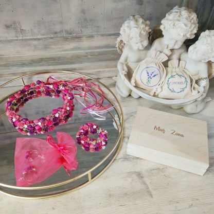25 stuks Organza zakjes 10 x 13 cm - fuchsia - Afbeelding 2