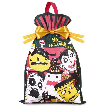 3 stuks. Nonwoven zakjes 30 x 45 cm met opdruk - Halloween