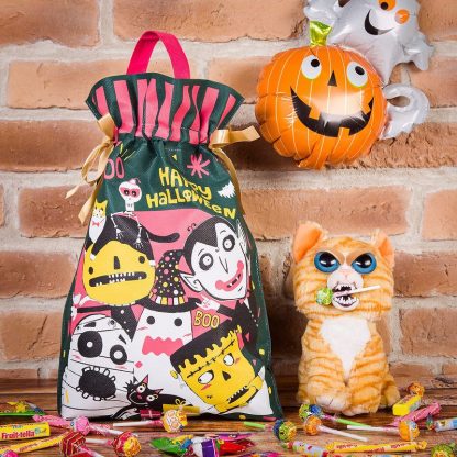3 stuks. Nonwoven zakjes 30 x 45 cm met opdruk - Halloween - Afbeelding 2