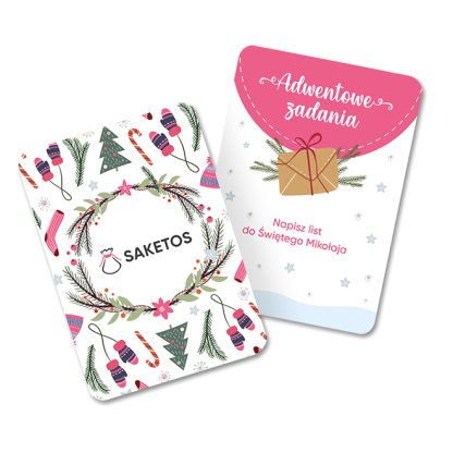 33 stuks Taakkaarten voor de adventskalender (PL)