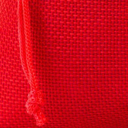 5 stuks Jute zakjes 15 x 20 cm - rood - Afbeelding 2