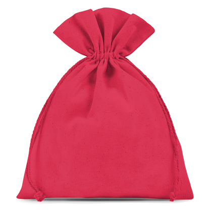 5 stuks Katoenen zakjes 18 x 24 cm - rood
