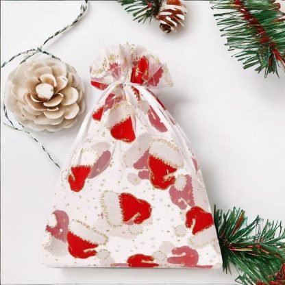 5 stuks Organza zakjes 26 x 35 cm - Kerstmis - Afbeelding 2