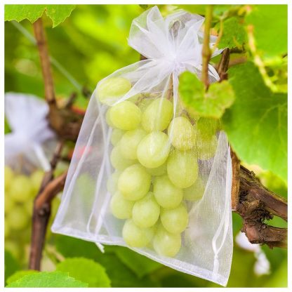 5 stuks Organza zakjes 40 x 55 cm - kleurenmix - Afbeelding 2