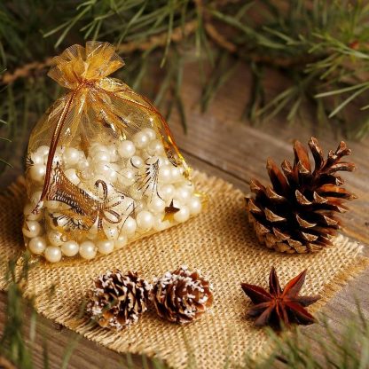 10 stuks Organza zakjes 20 x 30 cm - Kerstmis / 3 - Afbeelding 2