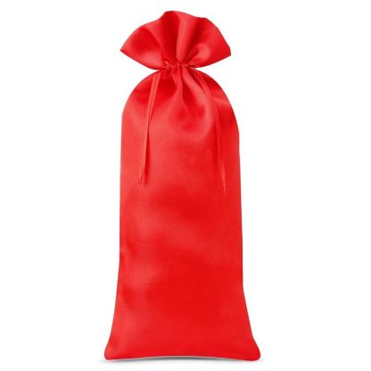 1 stuk Satijnen zakje 16 x 37 cm - rood